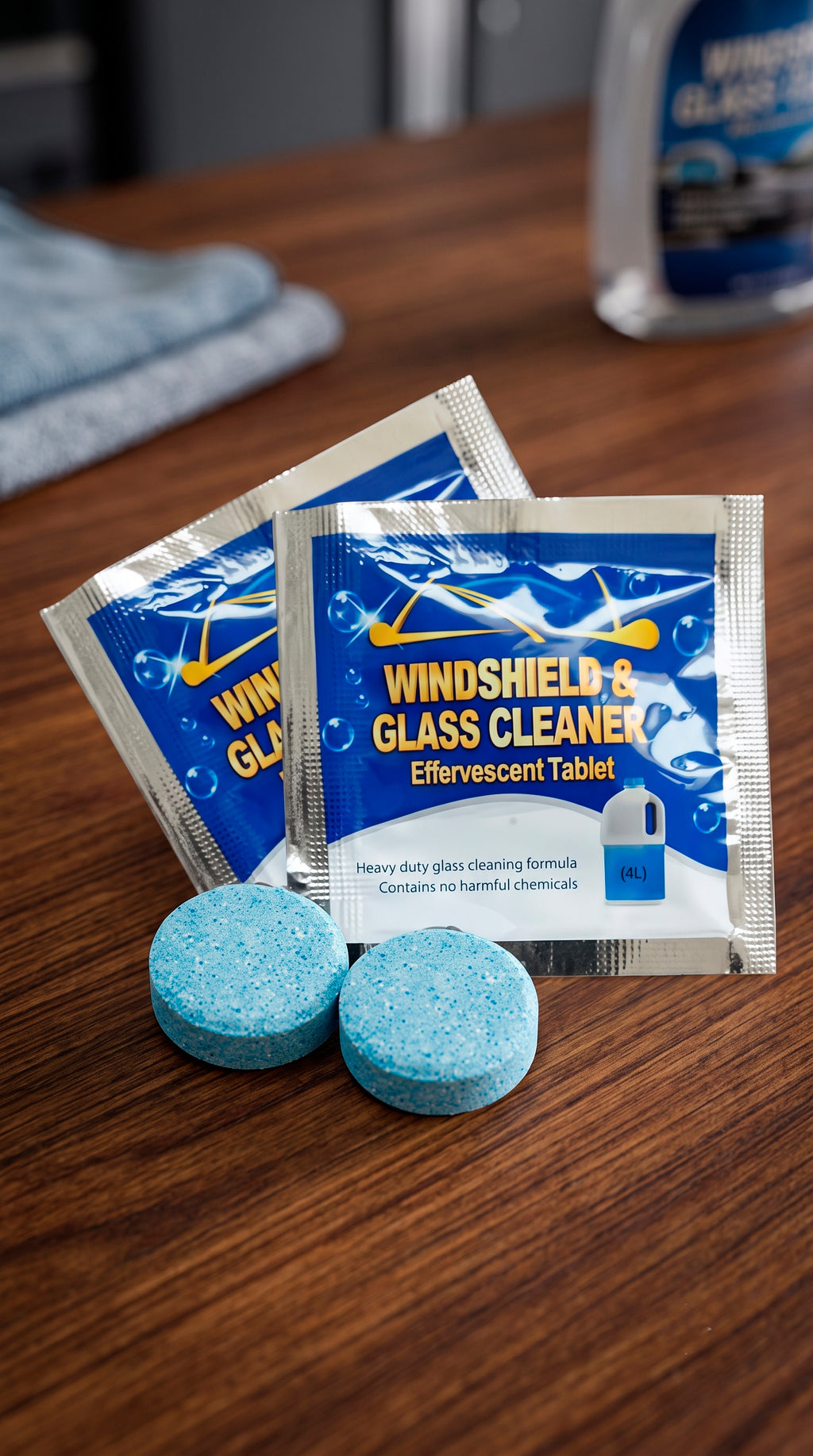 HydroClear Pro – Pastillas Efervescentes para Parabrisas